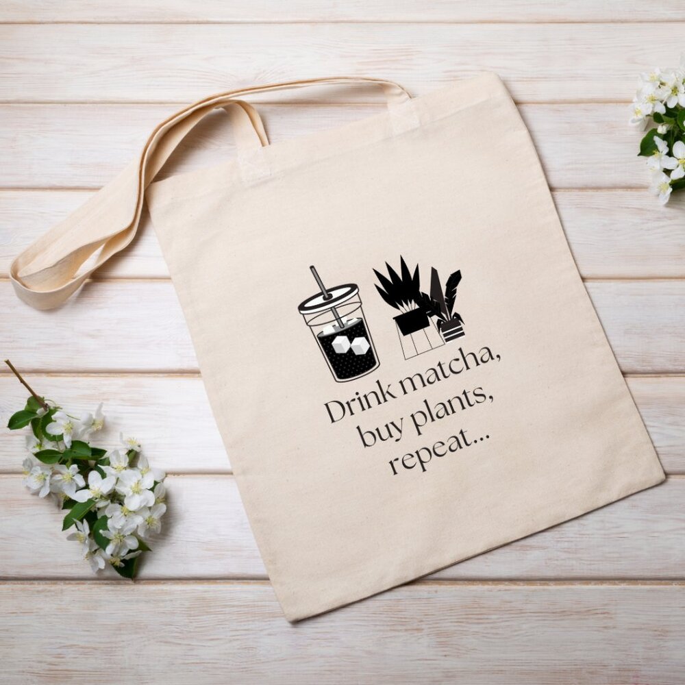 Drink Matcha Tote Bag